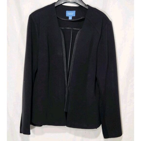 Simply Vera Vera Wang Jackets & Blazers - Simply Vera Vera Wang Womens Black Blazer Size XL